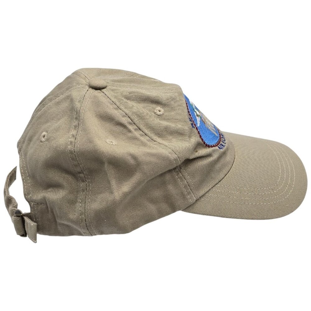 Reagan Library Air Force One Embroidered Khaki Adjustable Baseball Cap - Picture 6 of 9
